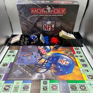 1999 NFL Gridiron‎ Edition Monopoly Game Collectible Pewter Tokens Parker Bros